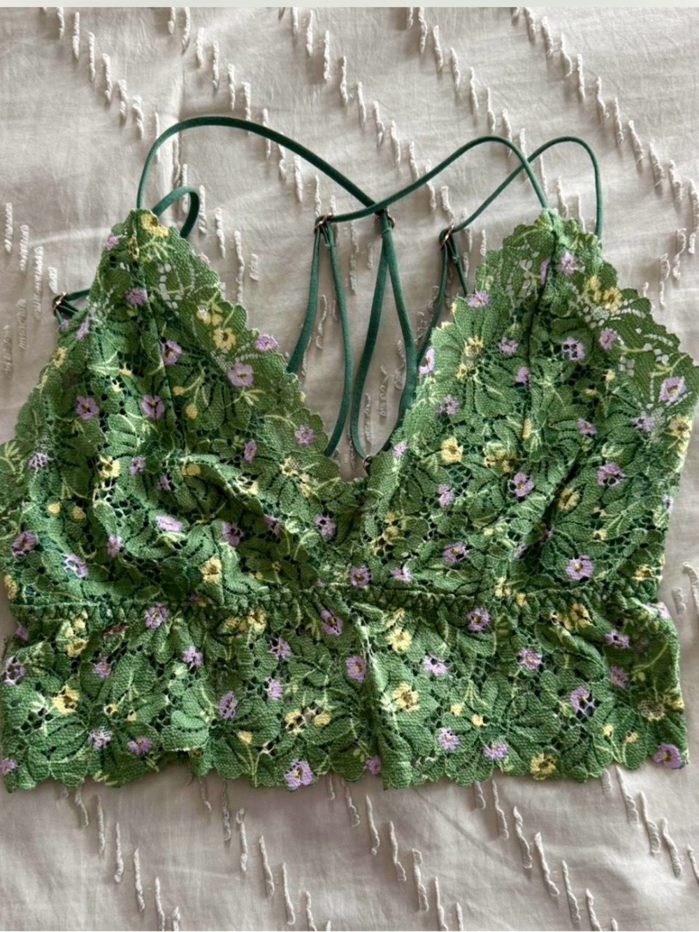 Victoria's Secret PINK Lace Longline Bralette